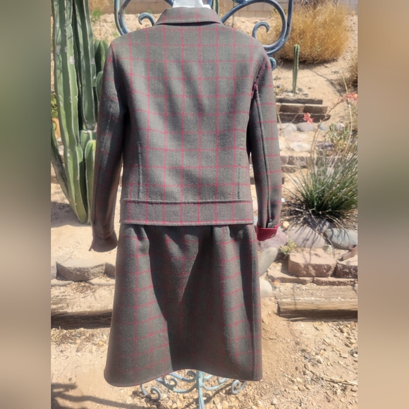 Vintage Carlisle Plaid Jacket Skirt Suit - Picture 3 of 8